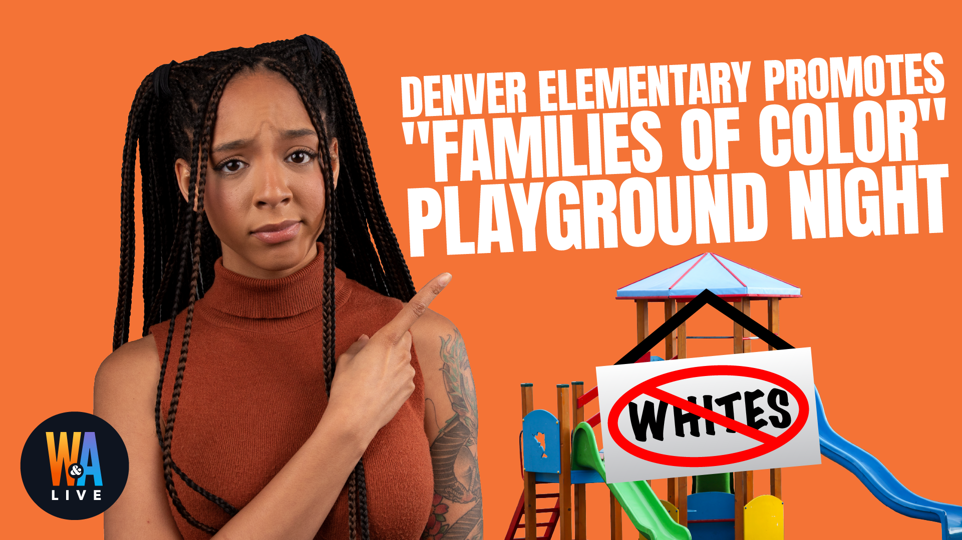 THIS IS WRONG: Elementary School Promotes Racially-Segregated Playtime