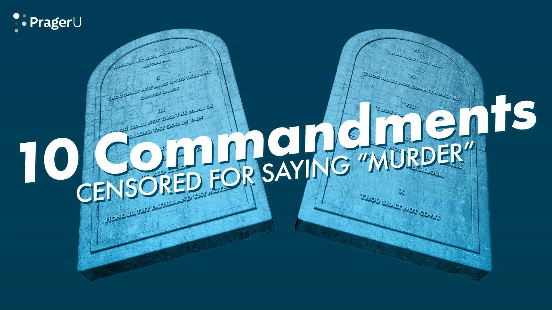 Google is Censoring the 10 Commandments