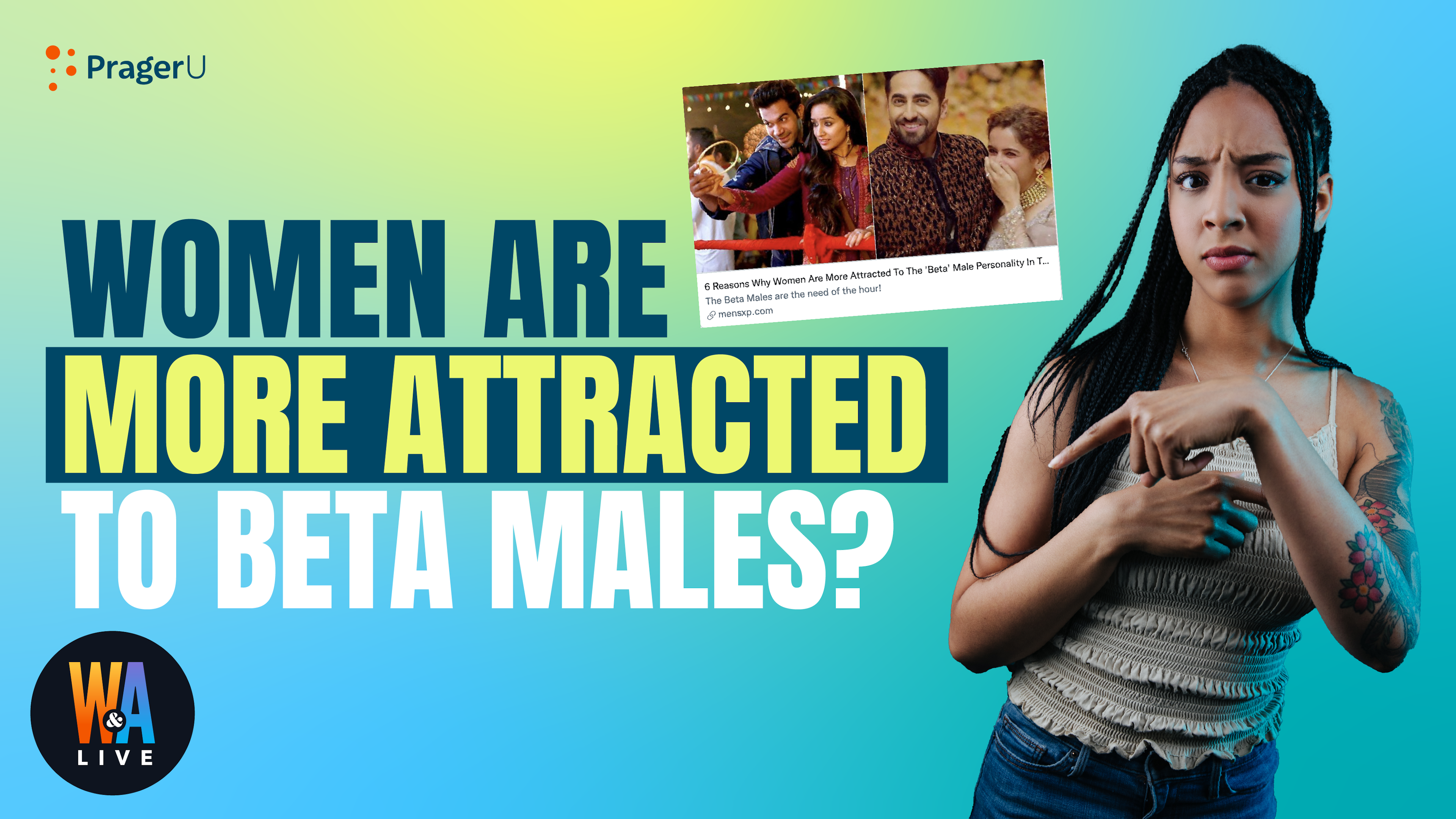 Women Are More Attracted to Beta Males?: 9/20/2021