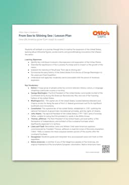 "Otto's Tales: From Sea to Shining Sea" Lesson Plan