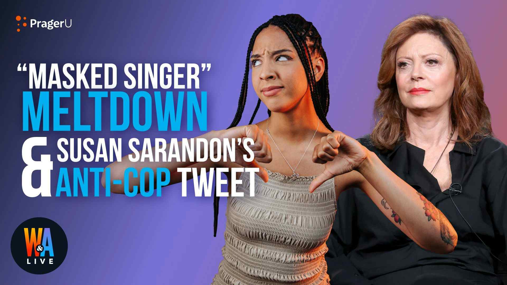 “Masked Singer” Meltdown & Susan Sarandon’s Anti-Cop Tweet: 2/3/2022