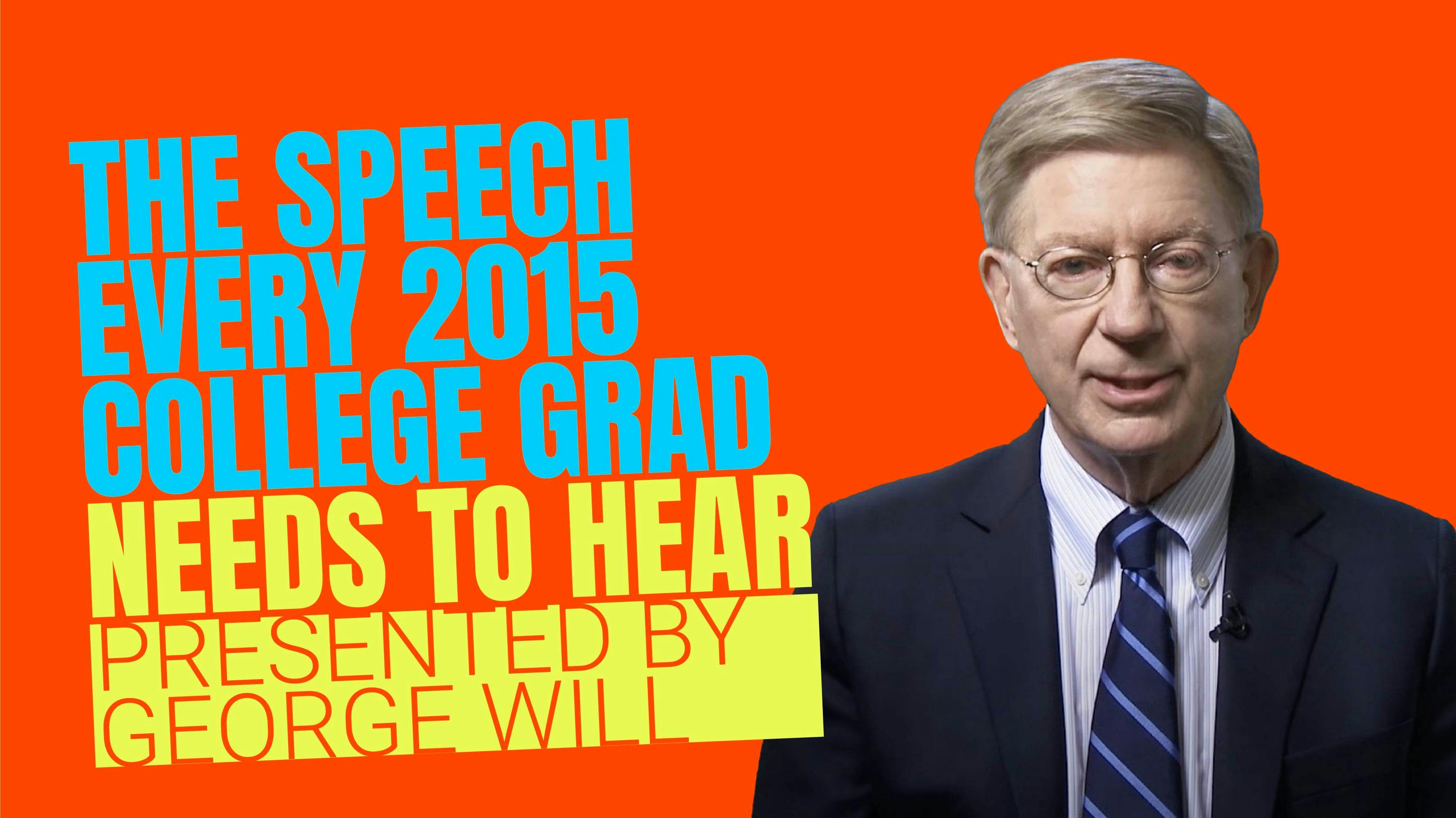 The Speech Every 2015 College Grad Needs to Hear