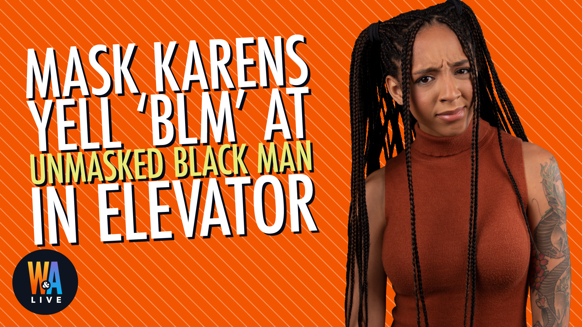 Mask Karens Yell “BLM” at Unmasked Black Man in Elevator