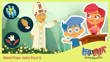 Leo & Layla Meet Pope John Paul II