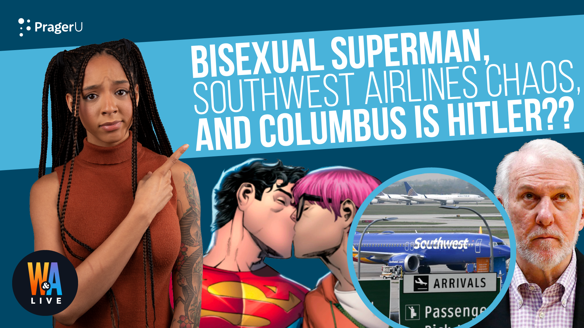 Bisexual Superman, Southwest Airlines Chaos, & Columbus Is Hitler?: 10/11/2021