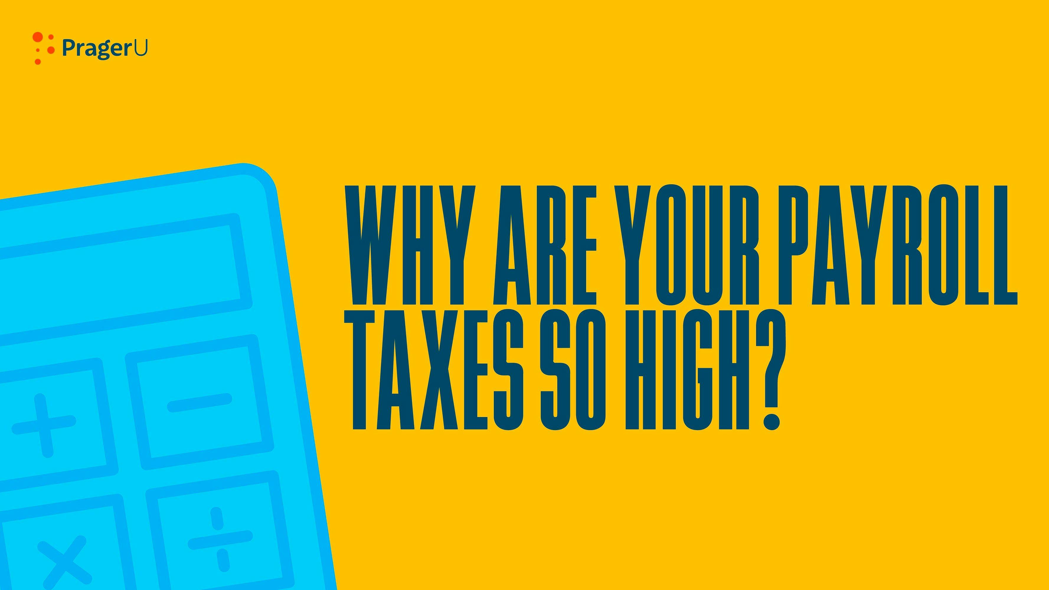 Why Are Your Payroll Taxes So High?