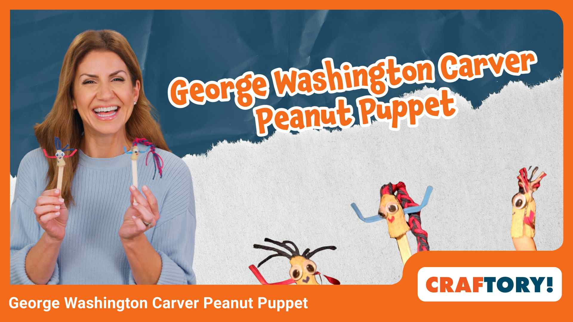 George Washington Carver Peanut Puppet