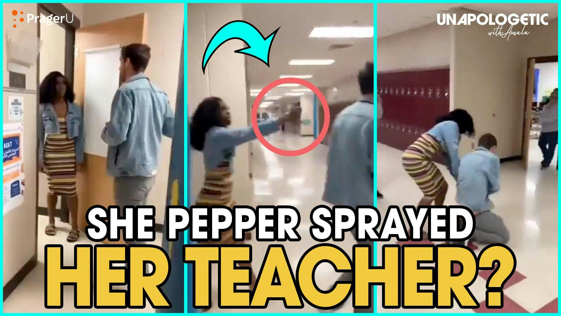 Student Pepper Sprays Teacher for Taking Phone