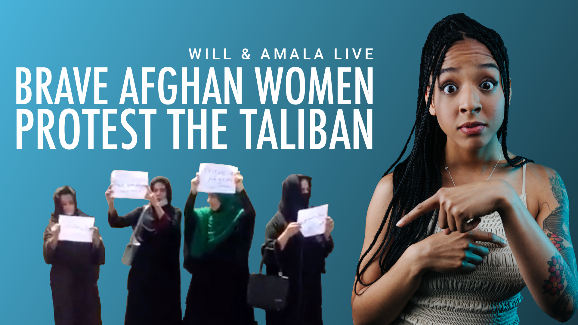 Brave Afghan Women Protest the Taliban