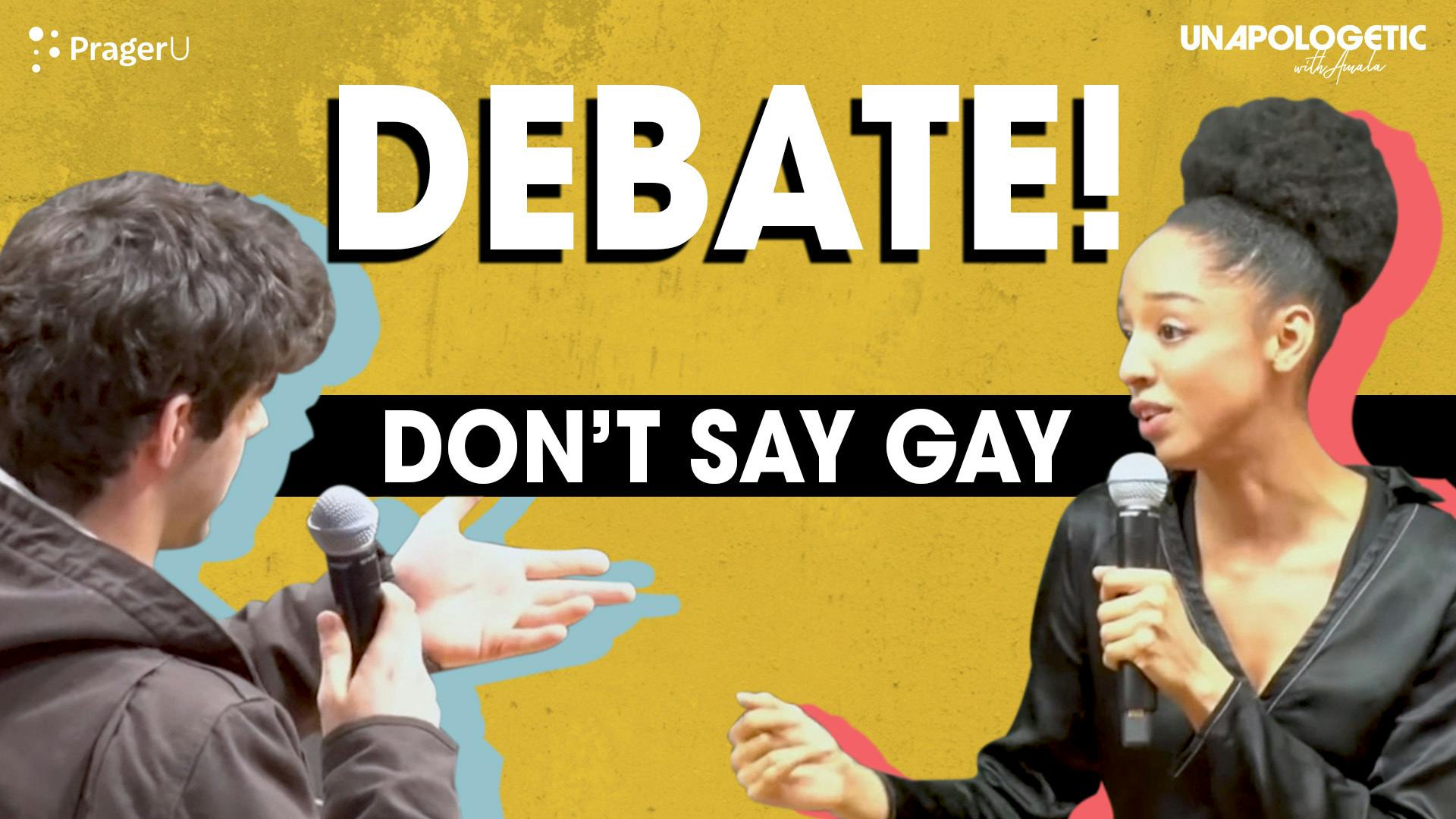 Debating Leftist Student on “Right-Wing Bigotry” & “Don’t Say Gay”