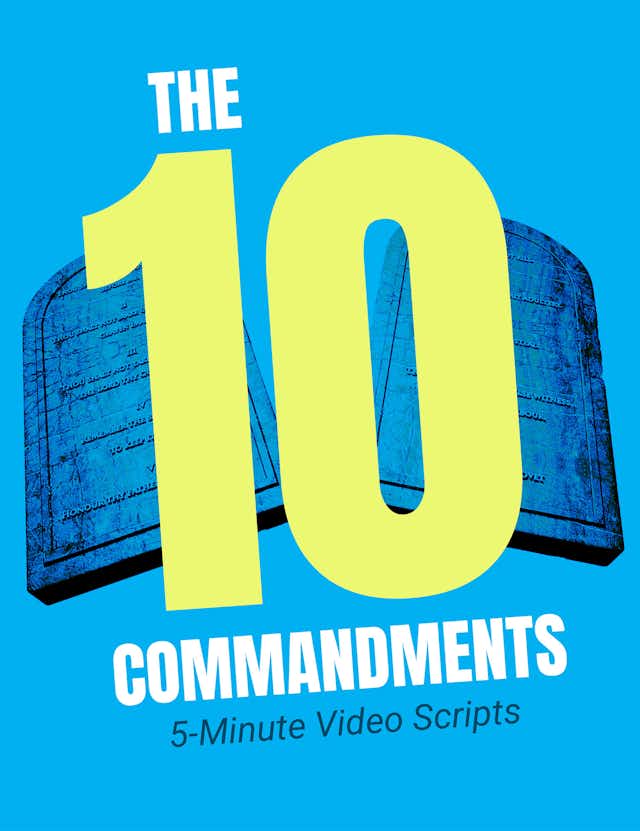 The 10 commandments e-book