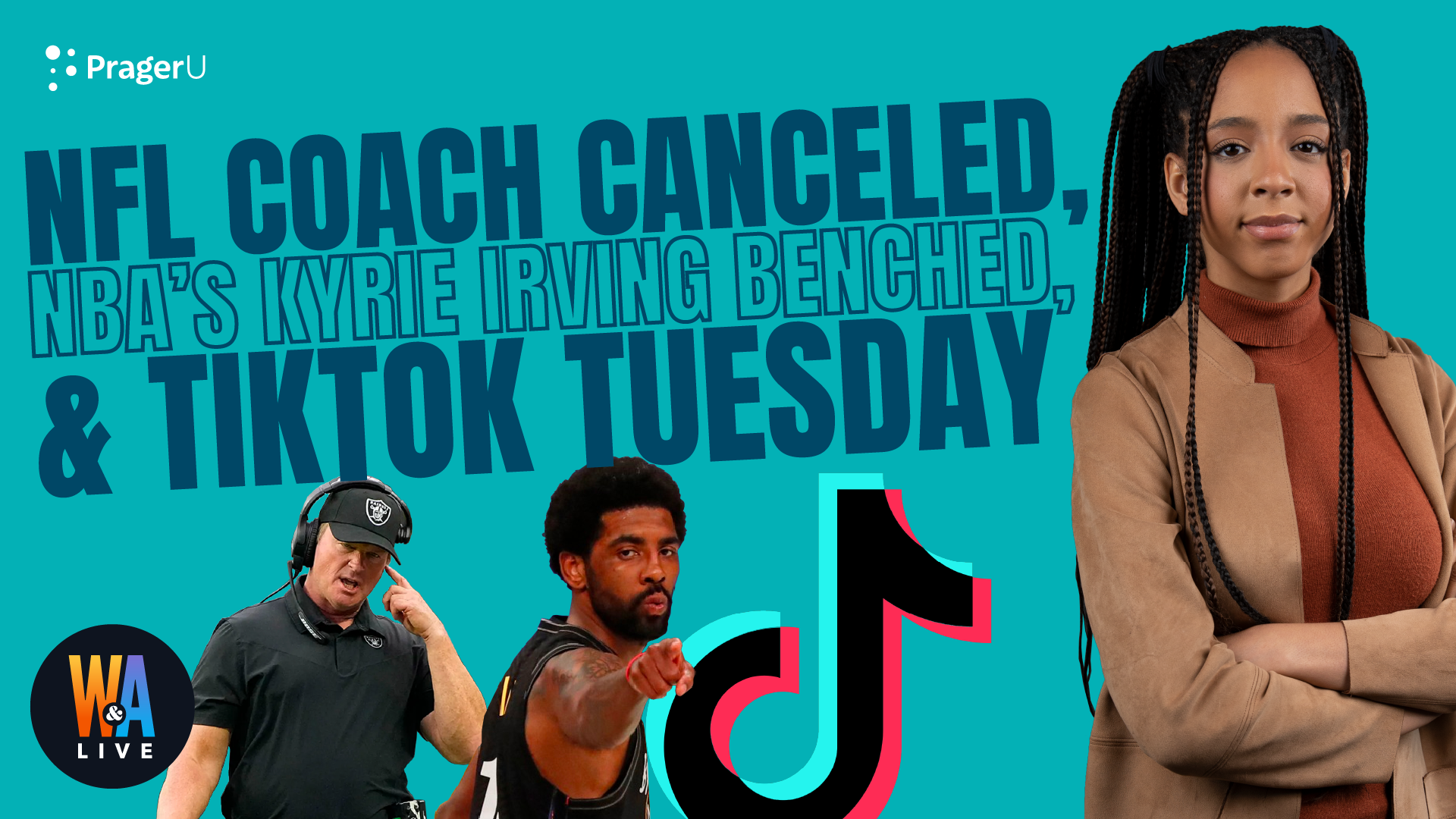 NFL Coach Canceled, NBA’s Kyrie Irving Benched, & Tiktok Tuesday: 10/12/2021