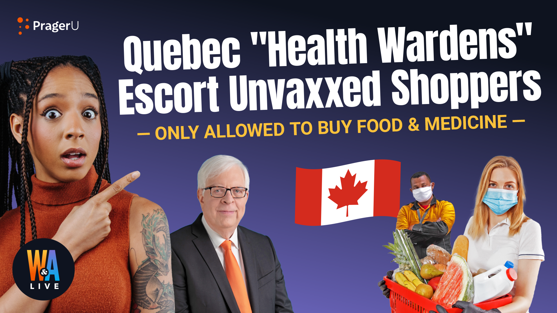 Quebec “Health Wardens” Escort Unvaxxed Shoppers