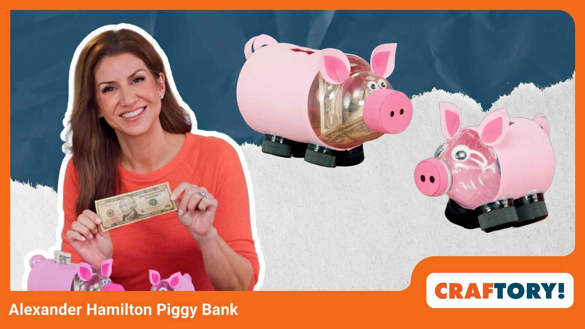 Alexander Hamilton Piggy Bank