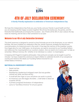 4th of July Declaration Ceremony