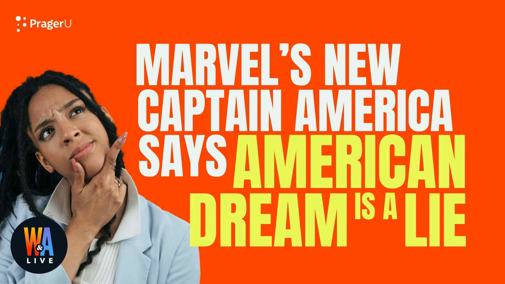 Marvel's New Captain America Goes Woke, Says American Dream Is a Lie