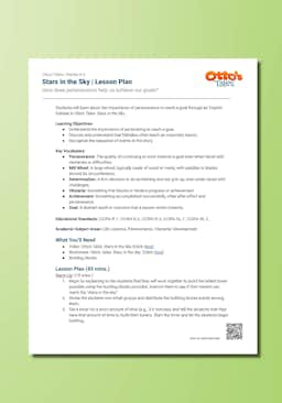 "Otto's Tales: Stars in the Sky" Lesson Plan